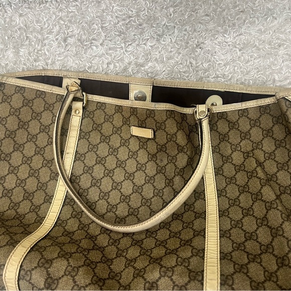 GUCCI GG Plus Monogram Medium Joy Tote Off White - Picture 16 of 16